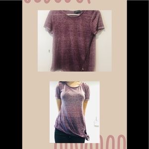 Derek Heart Tops - Purple t-shirt Derek Heart Tops - Purple t-shirt